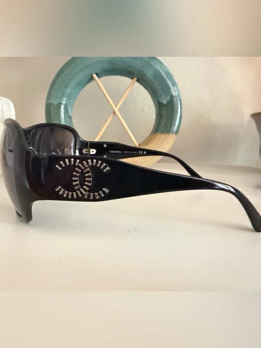 Vintage Chanel Oversized CC Sunglasses 6025 – Y2K / Late 2000s